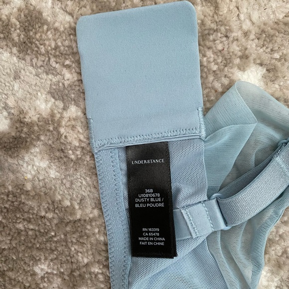 Understance Dusty Blue Lace Bra - Picture 5 of 5